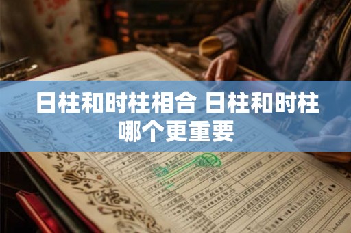 日柱和时柱相合 日柱和时柱哪个更重要