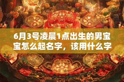 6月3号凌晨1点出生的男宝宝怎么起名字,该用什么字好 6月3号凌晨1点出生的男宝宝怎么起名字,该用什么字好