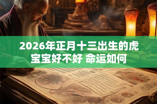 2026年正月十三出生的虎宝宝好不好 命运如何 2026年正月十三出生的虎宝宝好不好 命运如何