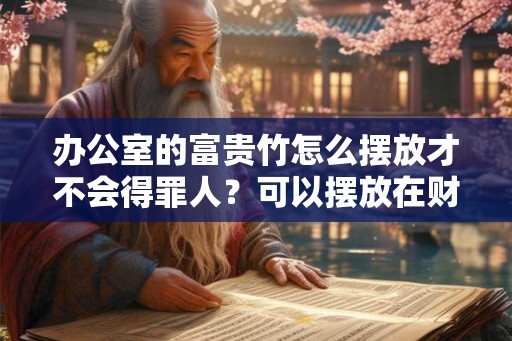 办公室的富贵竹怎么摆放才不会得罪人？可以摆放在财位上吗？