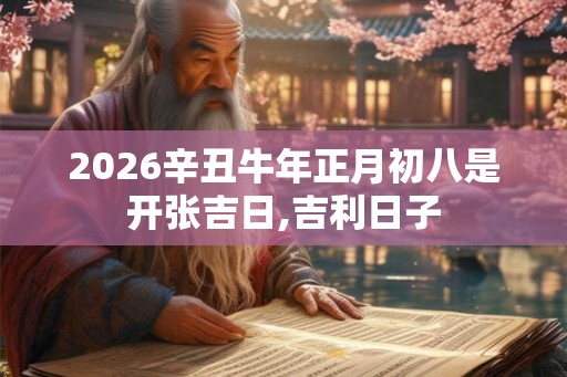 2026辛丑牛年正月初八是开张吉日,吉利日子