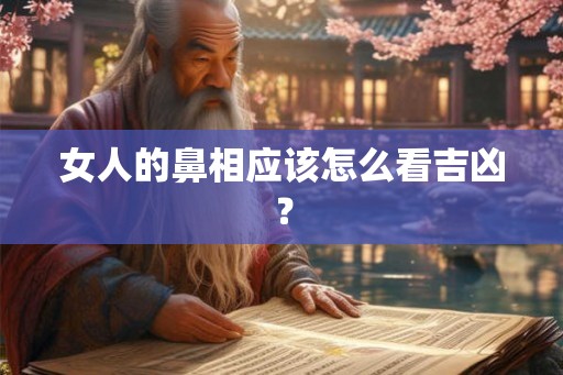 女人的鼻相应该怎么看吉凶？