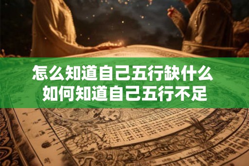 怎么知道自己五行缺什么 如何知道自己五行不足