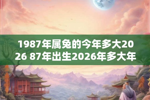 1987年属兔的今年多大2026 87年出生2026年多大年龄