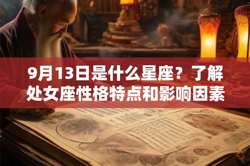 9月13日是什么星座？了解处女座性格特点和影响因素