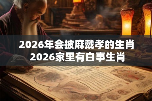 2026年会披麻戴孝的生肖 2026家里有白事生肖 2026年会披麻戴孝的生肖 2026家里有白事生肖
