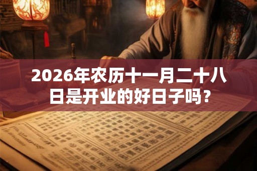 2026年农历十一月二十八日是开业的好日子吗？