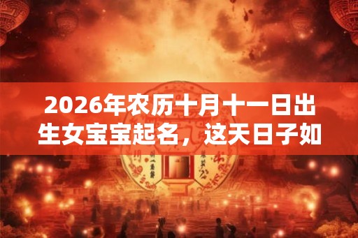 2026年农历十月十一日出生女宝宝起名，这天日子如何？