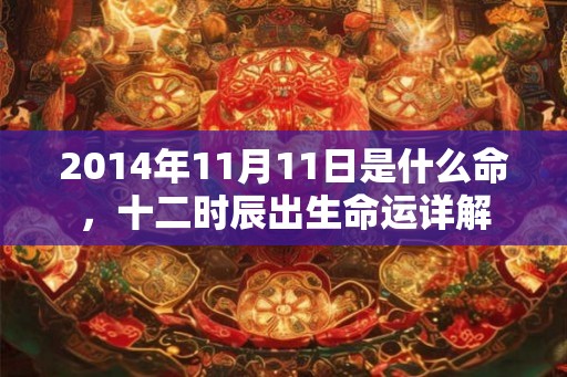 2014年11月11日是什么命,十二时辰出生命运详解 2014年11月11日是什么命,十二时辰出生命运详解