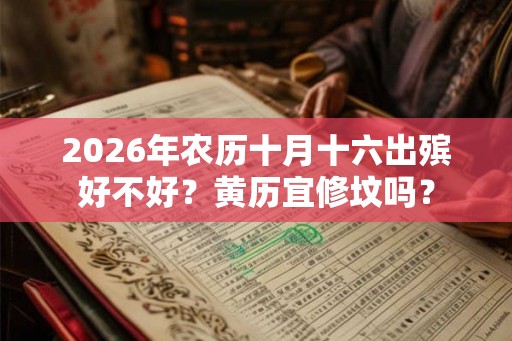 2026年农历十月十六出殡好不好？黄历宜修坟吗？