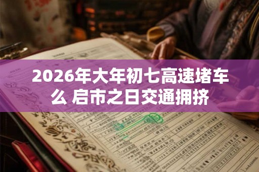 2026年大年初七高速堵车么 启市之日交通拥挤