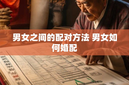 男女之间的配对方法 男女如何婚配