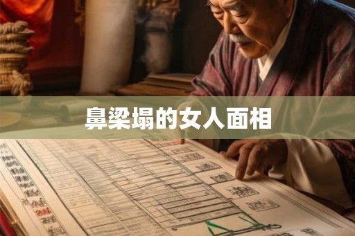鼻梁塌的女人面相