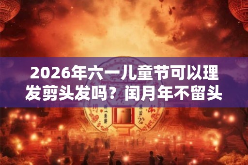 2026年六一儿童节可以理发剪头发吗？闰月年不留头是什么意思？