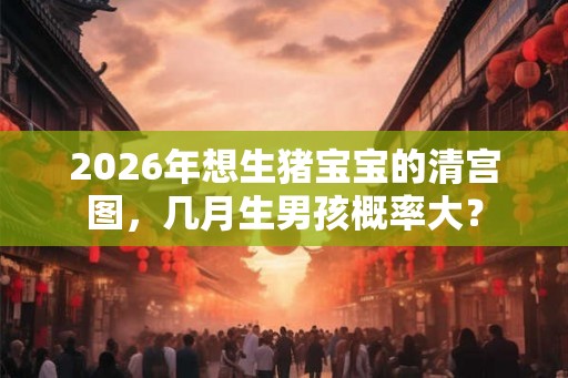 2026年想生猪宝宝的清宫图,几月生男孩概率大? 2026年想生猪宝宝的清宫图,几月生男孩概率大?