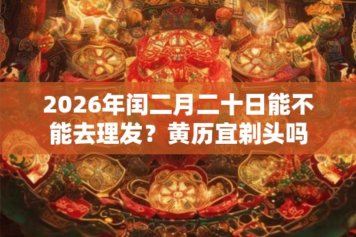 2026年闰二月二十日能不能去理发？黄历宜剃头吗
