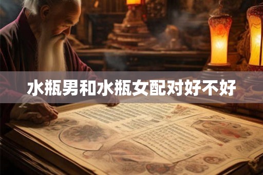 水瓶男和水瓶女配对好不好 水瓶男和水瓶女配对好不好
