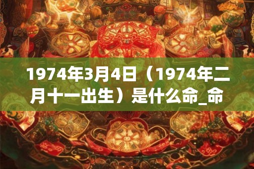 1974年3月4日（1974年二月十一出生）是什么命_命运如何