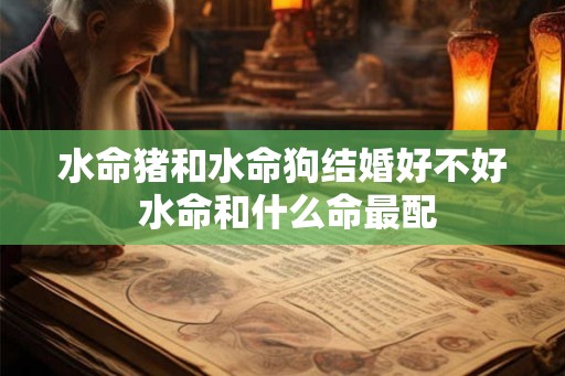 水命猪和水命狗结婚好不好 水命和什么命最配