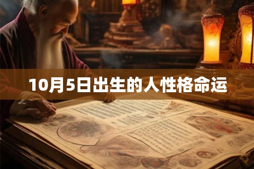10月5日出生的人性格命运