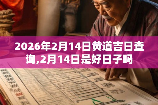 2026年2月14日黄道吉日查询,2月14日是好日子吗