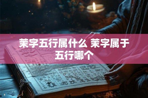 茉字五行属什么 茉字属于五行哪个 茉字五行属什么 茉字属于五行哪个