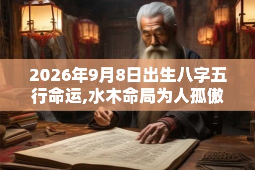 2026年9月8日出生八字五行命运,水木命局为人孤傲