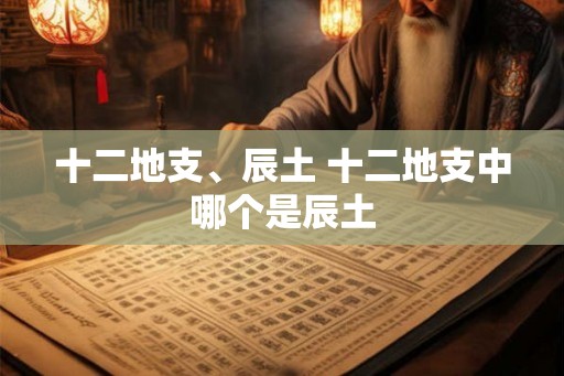 十二地支、辰土 十二地支中哪个是辰土