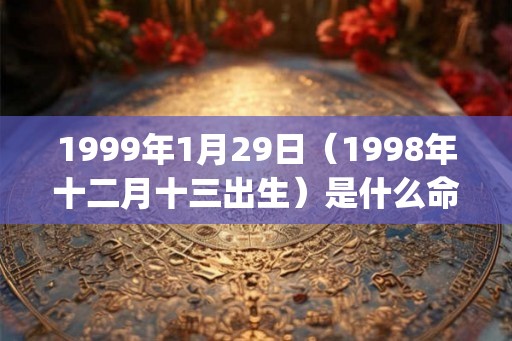 1999年1月29日(1998年十二月十三出生)是什么命_命运如何 1999年1月29日(1998年十二月十三出生)是什么命_命运如何