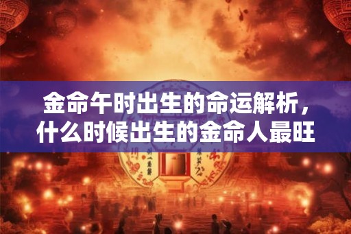 金命午时出生的命运解析，什么时候出生的金命人最旺