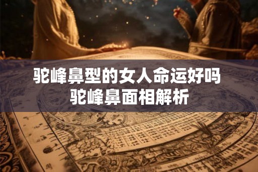 驼峰鼻型的女人命运好吗 驼峰鼻面相解析