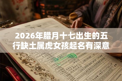 2026年腊月十七出生的五行缺土属虎女孩起名有深意 2026年腊月十七出生的五行缺土属虎女孩起名有深意