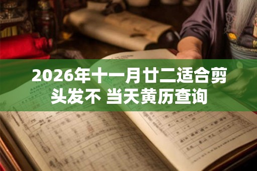 2026年十一月廿二适合剪头发不 当天黄历查询