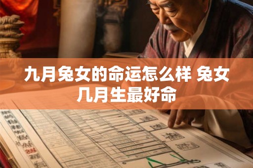 九月兔女的命运怎么样 兔女几月生最好命