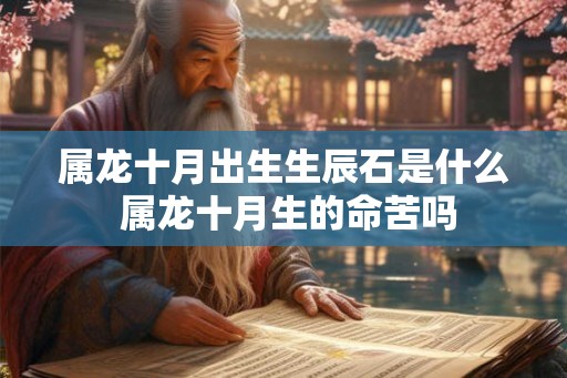 属龙十月出生生辰石是什么 属龙十月生的命苦吗