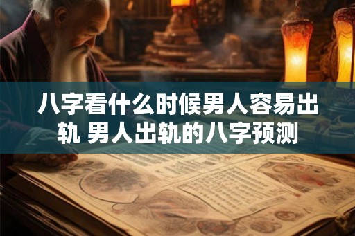 八字看什么时候男人容易出轨 男人出轨的八字预测