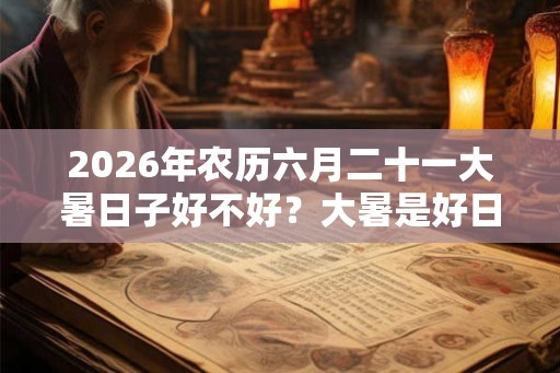 2026年农历六月二十一大暑日子好不好?大暑是好日子吗? 2026年农历六月二十一大暑日子好不好?大暑是好日子吗?