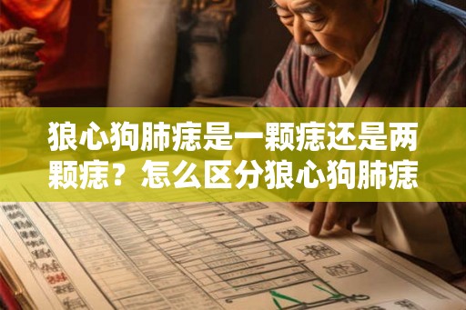 狼心狗肺痣是一颗痣还是两颗痣？怎么区分狼心狗肺痣？