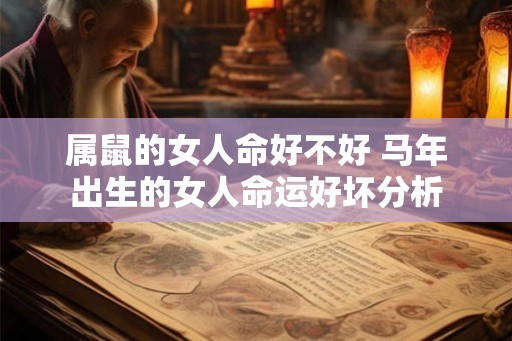 属鼠的女人命好不好 马年出生的女人命运好坏分析