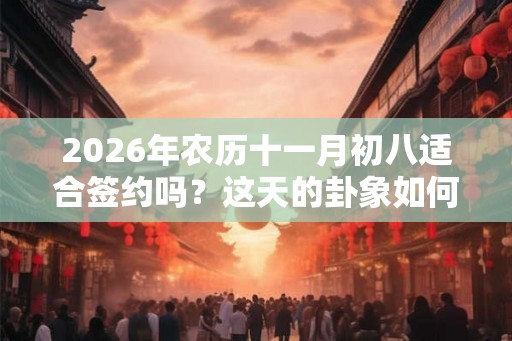 2026年农历十一月初八适合签约吗？这天的卦象如何？