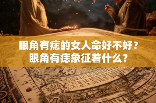 眼角有痣的女人命好不好？眼角有痣象征着什么？
