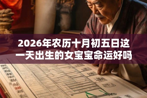 2026年农历十月初五日这一天出生的女宝宝命运好吗
