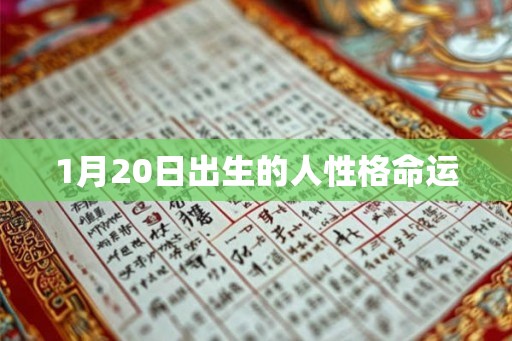 1月20日出生的人性格命运