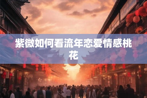紫微如何看流年恋爱情感桃花