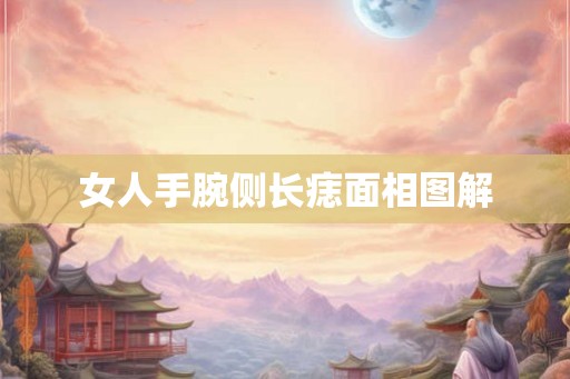 女人手腕侧长痣面相图解