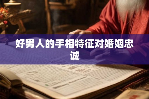 好男人的手相特征对婚姻忠诚