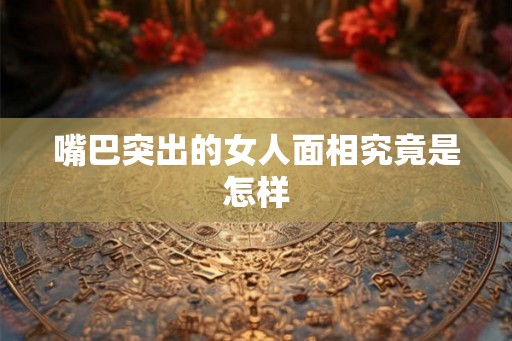 嘴巴突出的女人面相究竟是怎样