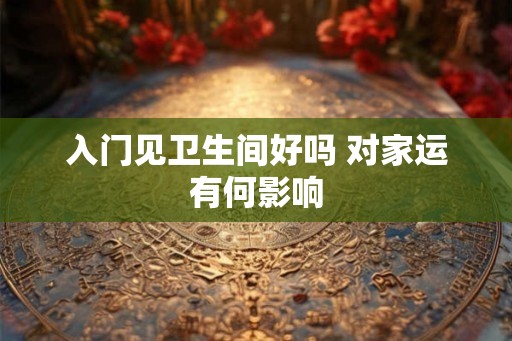 入门见卫生间好吗 对家运有何影响