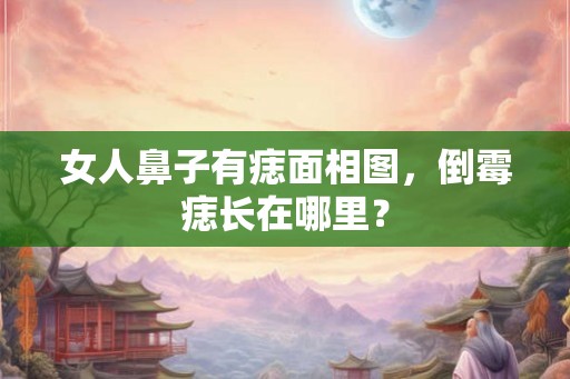 女人鼻子有痣面相图，倒霉痣长在哪里？