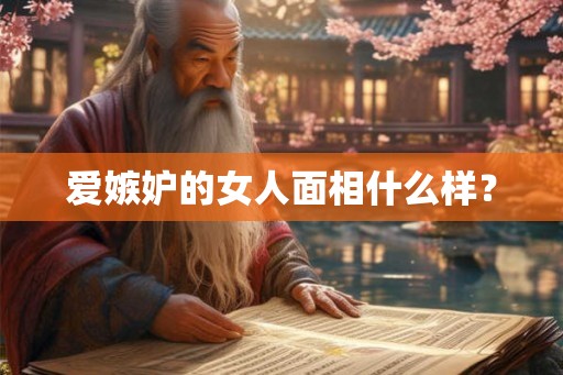 爱嫉妒的女人面相什么样？